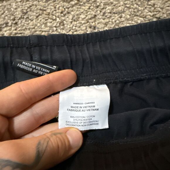 Nike DRI-FIT Light Training Pants Men M Black Tapered Jogger Sweatpants‎ Cuffed - Picture 8 of 10